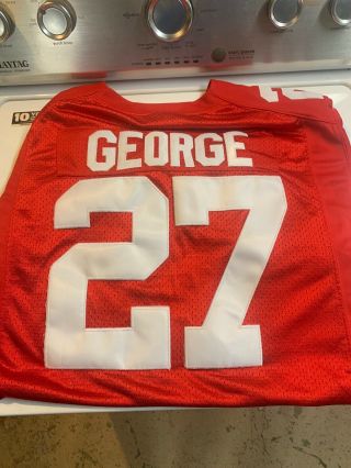 Nike Eddie George The Ohio State Buckeyes Football Jersey Rare Sz 52 Xxl 