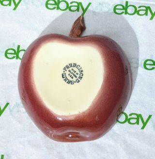 Rare Franciscan Baked Apple Dish Made in California,  USA 4 Available 3