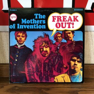 Rare 1966 The Mothers Of Invention - Freak Out V6 5005 Verve Lp Vinyl Nm Psych
