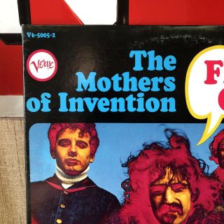 RARE 1966 The Mothers of Invention - Freak Out V6 5005 Verve LP Vinyl NM Psych 2