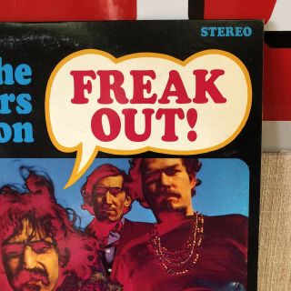 RARE 1966 The Mothers of Invention - Freak Out V6 5005 Verve LP Vinyl NM Psych 3