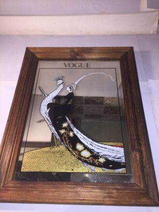 Vintage Vogue Art Nouveau Mirror