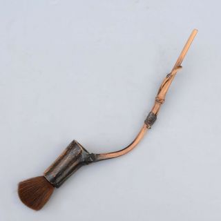 Collectable China Old Boxwood Hand - Carved Ancient Writing Tool Delicate Brushes