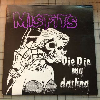 Misfits " Die Die My Darling " 1984 Lp Danzig Nyc Punk 1st Pressing Rare Plan 9