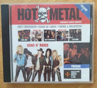 Hot Metal Rare Cd Various 1989 80 