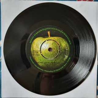 The Beatles - Ballad Of John & Yoko Rare Orig Nigerian Apple 45 Lennon Mccartney