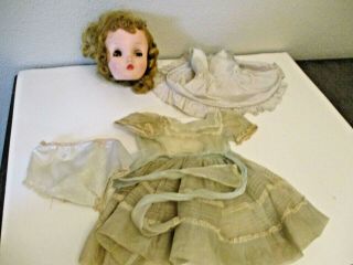 Vintage Madame Alexander Winnie Walker 22 " Cissy Face Mold Binnie Dress
