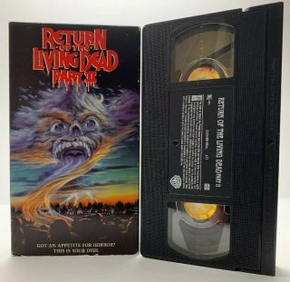 Return Of The Living Dead Part Ii 2 (vhs,  1999) Rare Zombie Horror Non - Rental