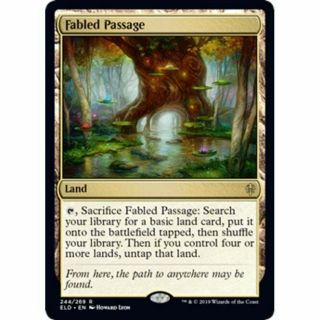 Fabled Passage Rare Land Unplayed Pack Fresh Throne Of Eldraine Mtg Magic
