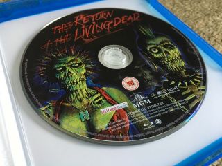 Rare The Return Of The Living Dead Horror Blu - Ray Cult Bonus Features Vintage
