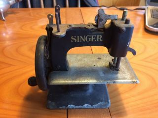 Antique Miniature Singer Toy Sewing Machine