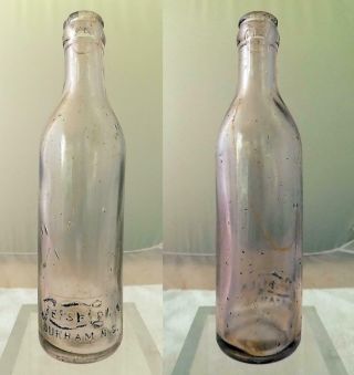Rare Antique Pepsi Cola Soda Bottle Durham Nc 1912 - 15 Ayers Dur2 Amethyst