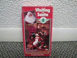 VHS - Barney: Waiting For Santa - VERY RARE ' True ' 1st Edition Version/Release 3