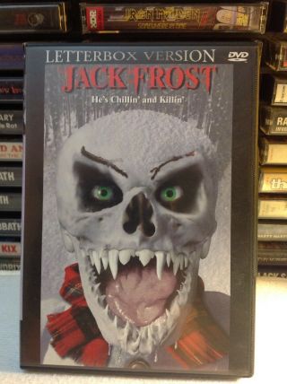 Jack Frost (dvd,  1998) Rare Christmas Horror Chris Allport Stephen Mendel Oop