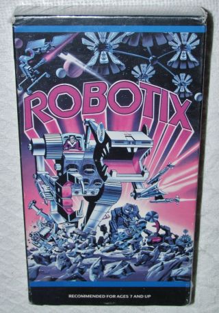 Rare Robotix The Animated Movie Vhs 1986 Vestron: Milton Bradley,  Marvel