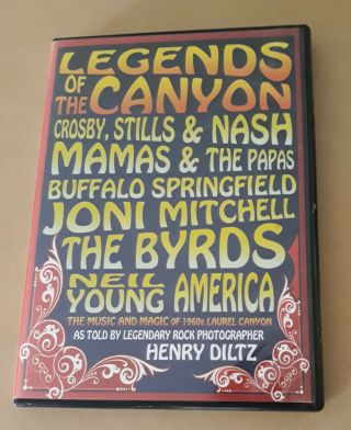 Legends Of The Canyon Dvd Like 2 Disc Set Laurel Csn Neil Young Rare Htf Oop
