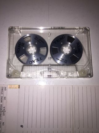 Teac Sound 52 Blank Cassette Tape Rare