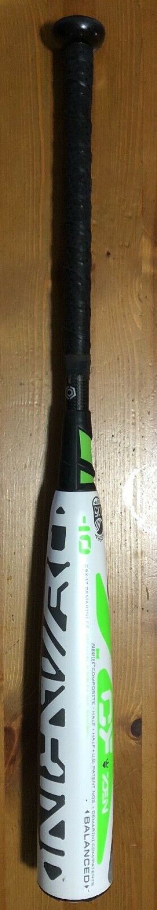 2017 Demarini Cf Zen Baseball Bat Size 29/19,  2 5/8 Barrel - 10.  Hot Bat Rare