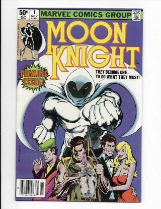 Moon Knight 1 Vf/nm Rare Bronze Age Comic Marvel High Res
