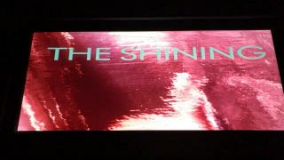 The Shining Kubrick 35mm Very Rare Movie Teaser Trailer.  Not The Blood Elevator