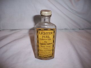 Northrop Lighter Fuel Fluid Bottle Tin Can Rare Ww2 1940 