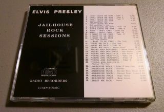 Rare 1st Run Elvis Presley - Jailhouse Rock Sessions Europe CD 2