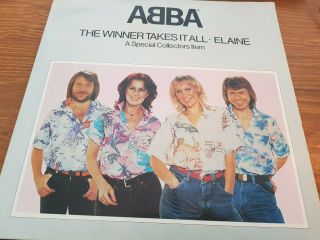 Rare Abba - The Winner Takes It All - Pop Up 12 " Single -