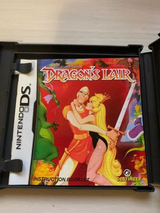 Dragon ' s Lair Nintendo DS Kids Game Complete Rare Very Good Fast Ship Dragons 3