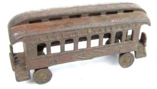 Shimer Antique Cast Iron Train Streetcar Lehigh Valley