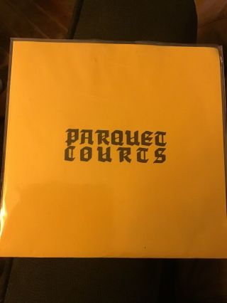 Parquet Courts Borrowed Time Rare Picture Sleeve 7” Indie Rock 45 Collectible