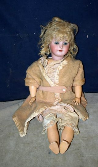 Rare Heinrich Handwerck Simon & Halbig 3 Bisque Head Doll - 24 " - Germany
