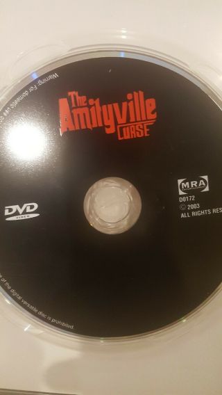 THE AMITYVILLE CURSE RARE DELETED DVD HORROR MOVIE KIM COATES & HELEN HUGHES 3