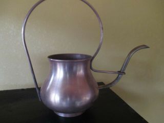 VINTAGE COPPER AND BRASS SMALL WATERING CAN 2