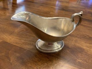 Antique Silver Plated Gravy Boat