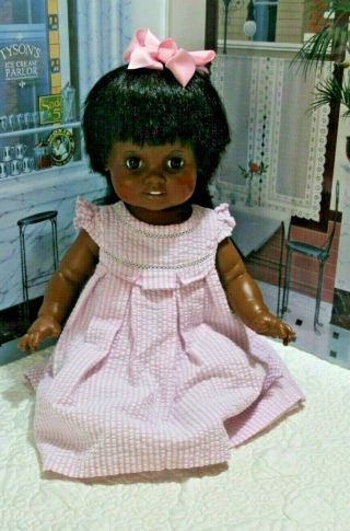 Vintage 1973 Ideal Baby Crissy 24 " African American Baby Doll
