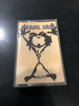 Pearl Jam Alive Cassette Promo Rare