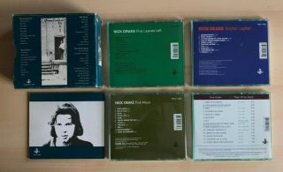 NICK DRAKE: FRUIT TREE 4 CDS Rare 1986 Five Leaves Bryter Layter Pink Moon Folk 3