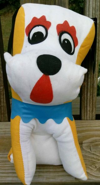 Vintage Rare 1960 - 70s Fair/carnival Prize Dog Stuffed Plush