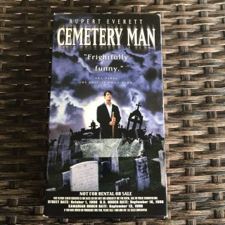 Cemetery Man Vhs Horror Rare Tape