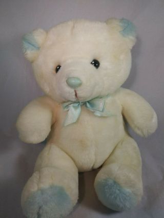 Rare Russ Berrie Baby Musical Lullaby Wind Up 9” Melody Bear Butterball Plush