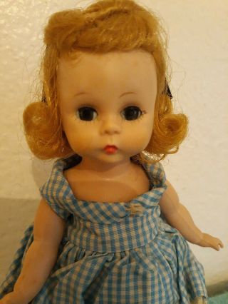 Vintage Madame Alexander - Kins Doll Hair Bow Clothing Tag 1950 