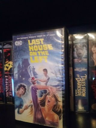 Last House On The Left Cic Video Vhs.  Big Box Horror.  Rare.  French Release
