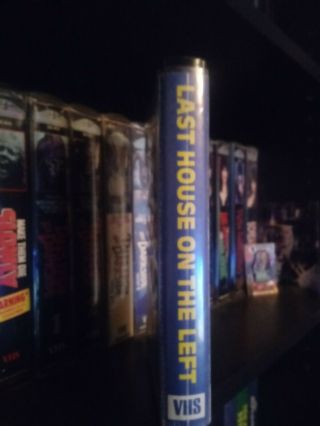 Last House On The Left CIC Video VHS.  Big Box Horror.  RARE.  French release 2