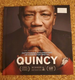 Quincy Jones " Quincy " Netflix Fyc Screener Dvd Rare Emmy Winner