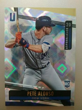 2019 Unparalleled Pete Alonso D/99 Diamond Rc Mets Only One On Ebay Rare