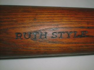 35 " Old Babe Ruth Bat Mclaughlin & Millard Rare 1930 