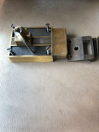Vintage 1970 National Lock Dead Bolt Door Lock With Hardware