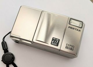Pentax Espio Mini 75th Anniversary Point & Shoot Camera Rare Asahi