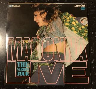 Madonna Live - The Virgin Tour Laserdisc - Very Rare