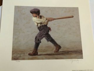 Jim Daly " Slugger " 787 Of 950 Fine Print Signed Numbered Rare